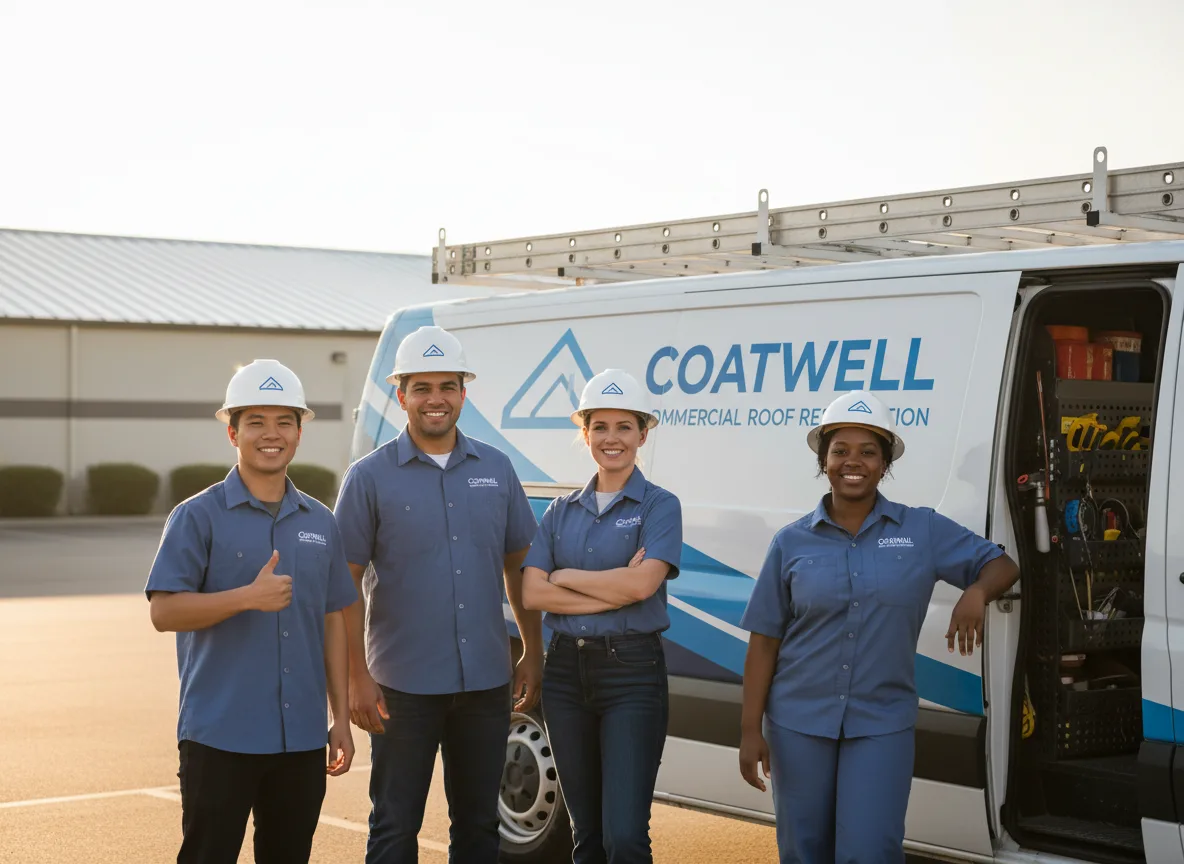 Commercial roof coating company in Stanford, CA